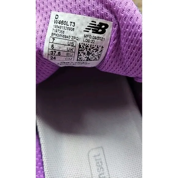 New Balance Running Shoes 450 V3 Grey And Pink Sz 7 NEW