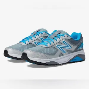 NEW BALANCE Women’s 1540v3 Running Shoes. Grey and Blue. 8.5 4E (XX Wide).