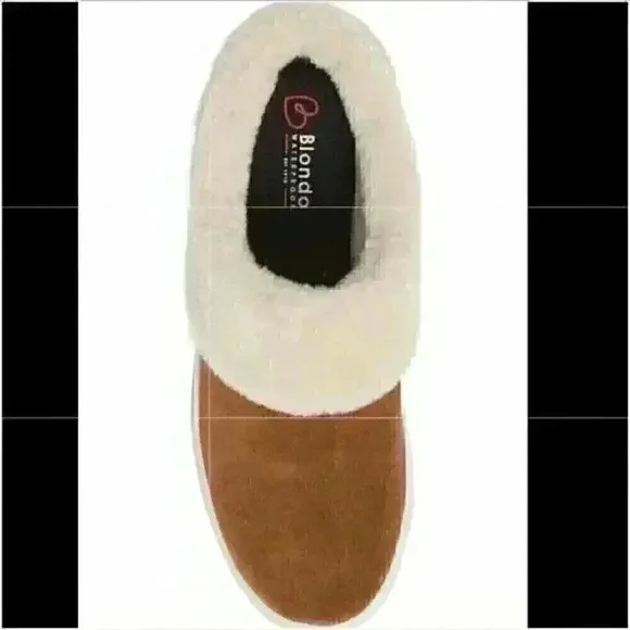 NEW Blondo Suri Waterproof Slip-On Sneaker In Camel Suede Size 7.5