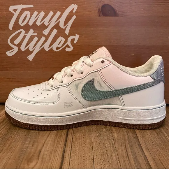 🪷NEW🪷 CUSTOM NIKE AIR FORCE 1 “MINT ROSE”