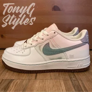 🪷NEW🪷 CUSTOM NIKE AIR FORCE 1 “MINT ROSE”