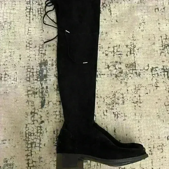 New Dolce Vita Womens Teela Faux Suede Tall Over-The-Knee Boots