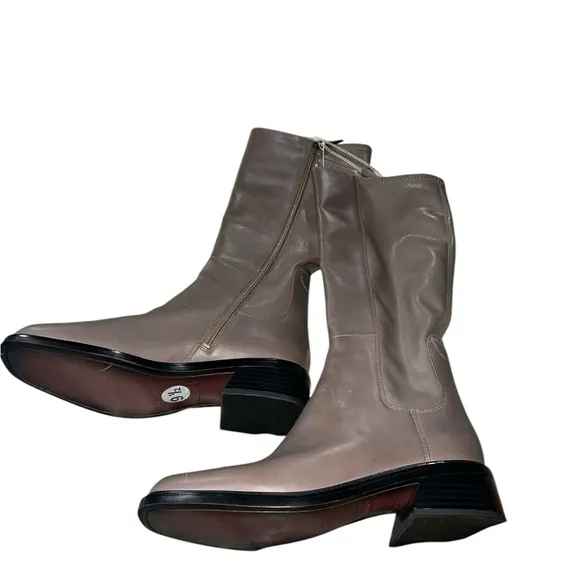 NEW Franco Sarto Women's Giselle Tall Boot Color: Shadow Grey Leather