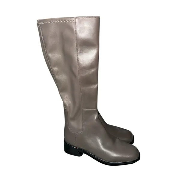 NEW Franco Sarto Women's Giselle Tall Boot Color: Shadow Grey Leather