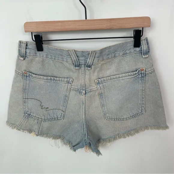 NEW Free People We The Free Now Or Never Denim Shorts size 27 Moon Child NWOT