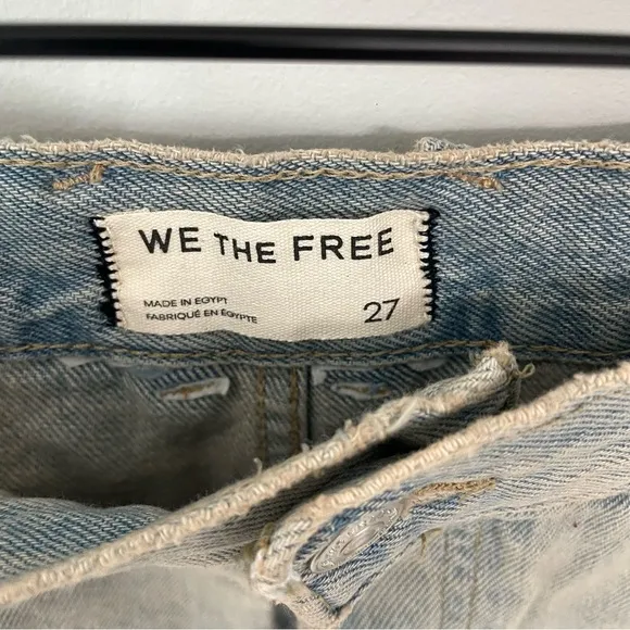 NEW Free People We The Free Now Or Never Denim Shorts size 27 Moon Child NWOT