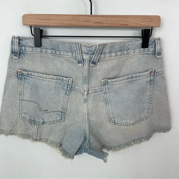 NEW Free People We The Free Now Or Never Denim Shorts size 28 Moon Child NWOT