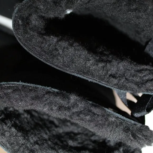 NEW GIRL'S UGG KOOLABURRA BLACK‎ SHORT BOW BOOTS 2
