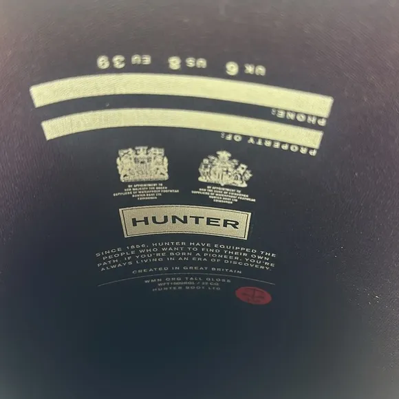 New Hunter Original Tall Glossy Rubber Boots