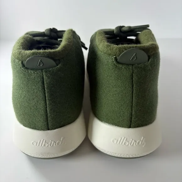 New in Box Women’s Allbirds Green Wool Runner Up Mizzle 2 Shoes Sneakers Size W7