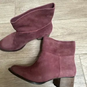 NEW J.Jill Suede Pull On Ankle Boots Shoes