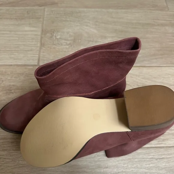 NEW J.Jill Suede Pull On Ankle Boots Shoes
