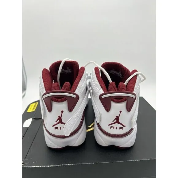 NEW Jordan 6 Rings Men's Size 10 White/Team Red 322992 165