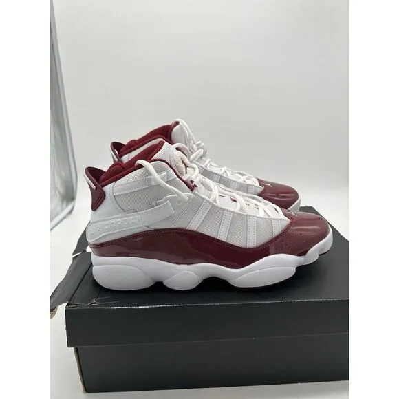 NEW Jordan 6 Rings Men's Size 10 White/Team Red 322992 165