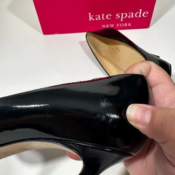 NEW Kate Spade New York [ Womens 10 ] Bow‎ Pump in Black