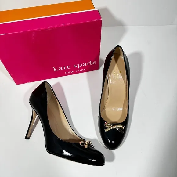 NEW Kate Spade New York [ Womens 10 ] Bow‎ Pump in Black