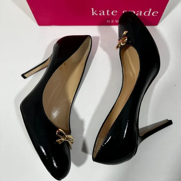 NEW Kate Spade New York [ Womens 10 ] Bow‎ Pump in Black