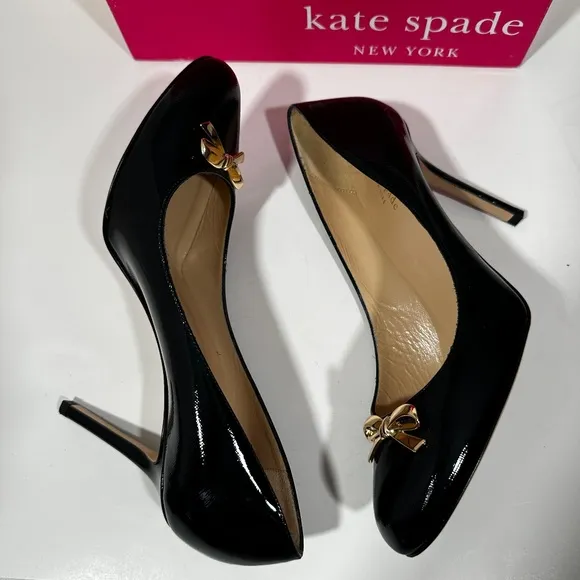 NEW Kate Spade New York [ Womens 10 ] Bow‎ Pump in Black