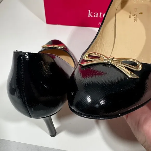 NEW Kate Spade New York [ Womens 10 ] Bow‎ Pump in Black