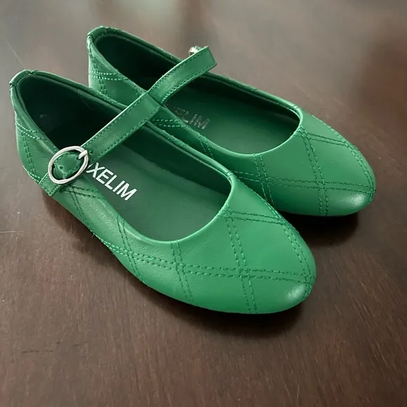 New Luxelim size 26 Zoe Leather Shoes green