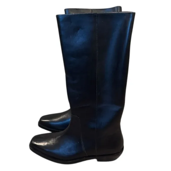 New! Madewell The Antoine Tall Leather Boots