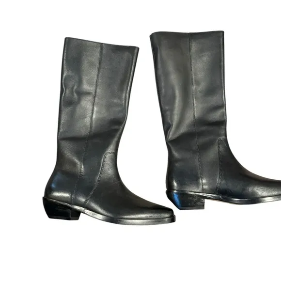 New! Madewell The Antoine Tall Leather Boots