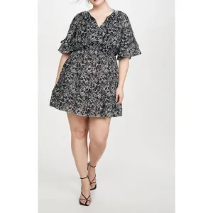 NEW PARKER lindsay dress in black aurora