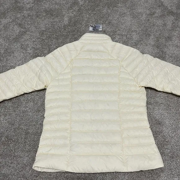 New Patagonia Down Sweater Jacket Insulated Wool White Fall Winter Womens Coat