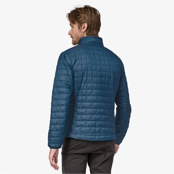 New Patagonia Nano Puff Jacket Lagom Blue Insulated Primaloft Mens Winter Coat