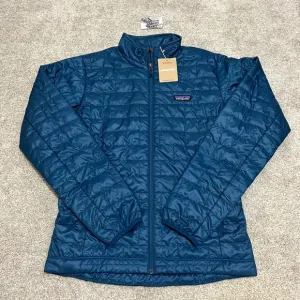 New Patagonia Nano Puff Jacket Lagom Blue Insulated Primaloft Mens Winter Coat