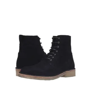 NEW Rag &amp; Bone Black Suede‎ Lace Up Military Ankle Boots