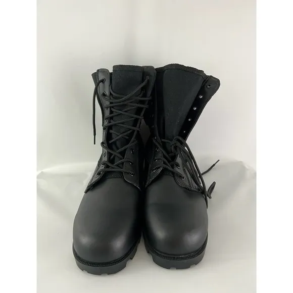 New Rothco Size 13R Mens Leather Tactical Military G.I. Style Jungle Boots Laces