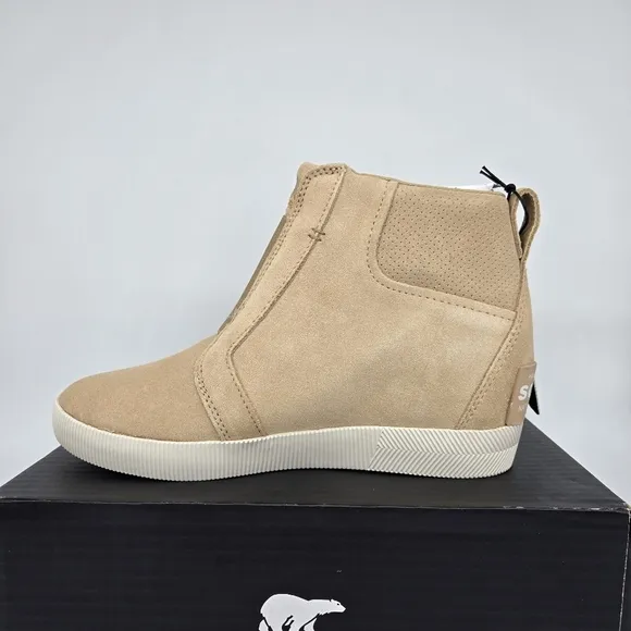 New Sorel Out N About™ Pull-On Wedge Boots Women's Shoes Size 8.5