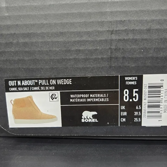 New Sorel Out N About™ Pull-On Wedge Boots Women's Shoes Size 8.5