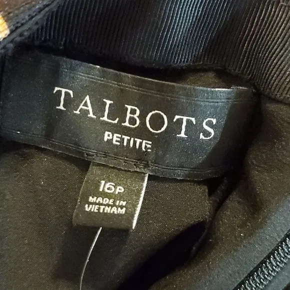 𝅺New Talbots floral pencil skirt petite 16P