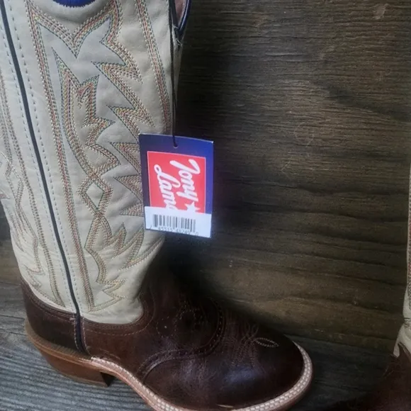 New Tony Lama Henley Buckaroo Cowboy Boots Leather