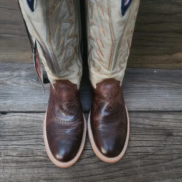 New Tony Lama Henley Buckaroo Cowboy Boots Leather
