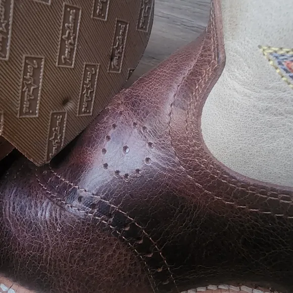 New Tony Lama Henley Buckaroo Cowboy Boots Leather