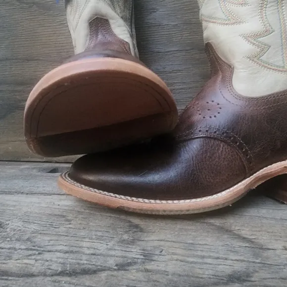 New Tony Lama Henley Buckaroo Cowboy Boots Leather
