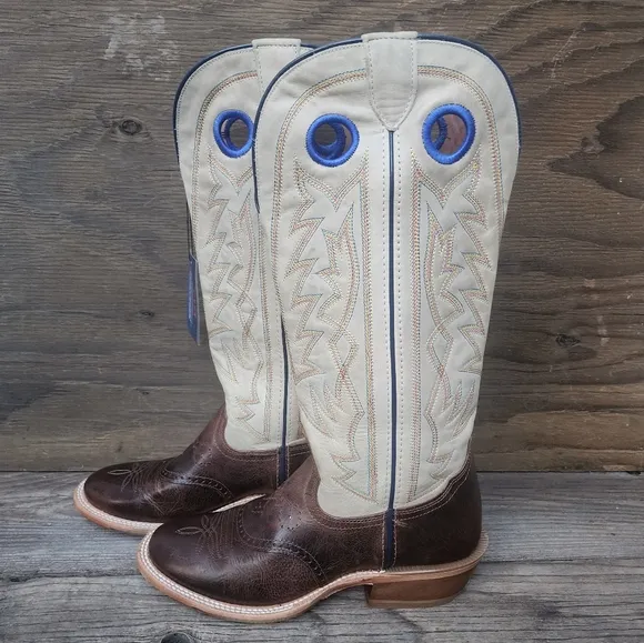 New Tony Lama Henley Buckaroo Cowboy Boots Leather