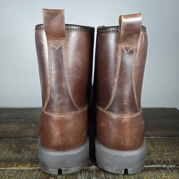 NEW UGG Kirkson Mens Size 11 Lace Up Leather Boots Waterproof 1120992 Brown