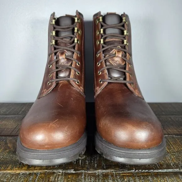 NEW UGG Kirkson Mens Size 11 Lace Up Leather Boots Waterproof 1120992 Brown