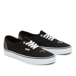 NEW Vans Mens Authentic Pride Rainbow Black Low Top Lace Up Sneaker Shoes 11.5
