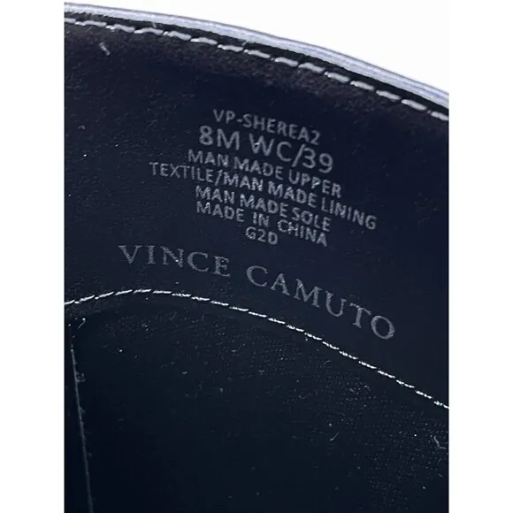 New Vince Camuto Wide Calf Black Sangeti Tall Boots Size 9