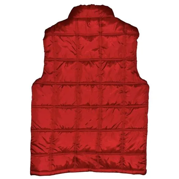 NEW Wisconsin Badgers Men’s Vest Medium Pockets Insulated Full Zip Tag=$126.99