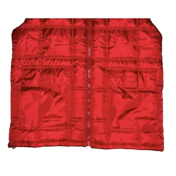 NEW Wisconsin Badgers Men’s Vest Medium Pockets Insulated Full Zip Tag=$126.99