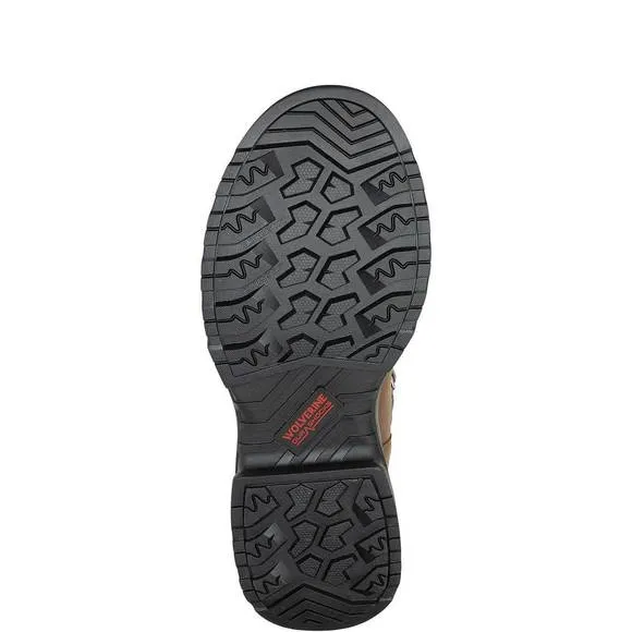 NEW WOLVERINE men's reforce 8&quot; composite toe work boots in cashew