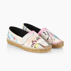 NEW YSL SAINT LAURENT Perseo Canvas Espadrille Shoes EU size 35.5