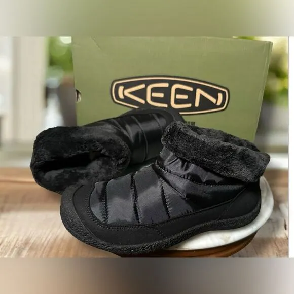 NEW KEEN Insulated Winter Snow Howser Fold Down Boot Size EU 38 Womens 7.5