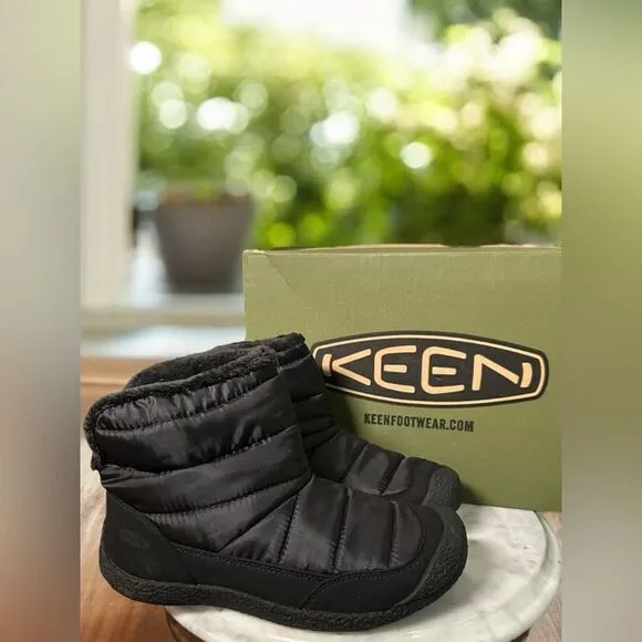 NEW KEEN Insulated Winter Snow Howser Fold Down Boot Size EU 38 Womens 7.5